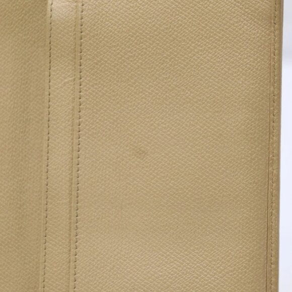 Chanel Beige Calf Leather CC Button Line Long Flap Wallet - Picture 5 of 16